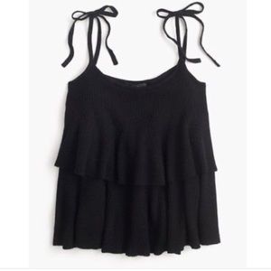 J. Crew Tiered Top in Merino Wool